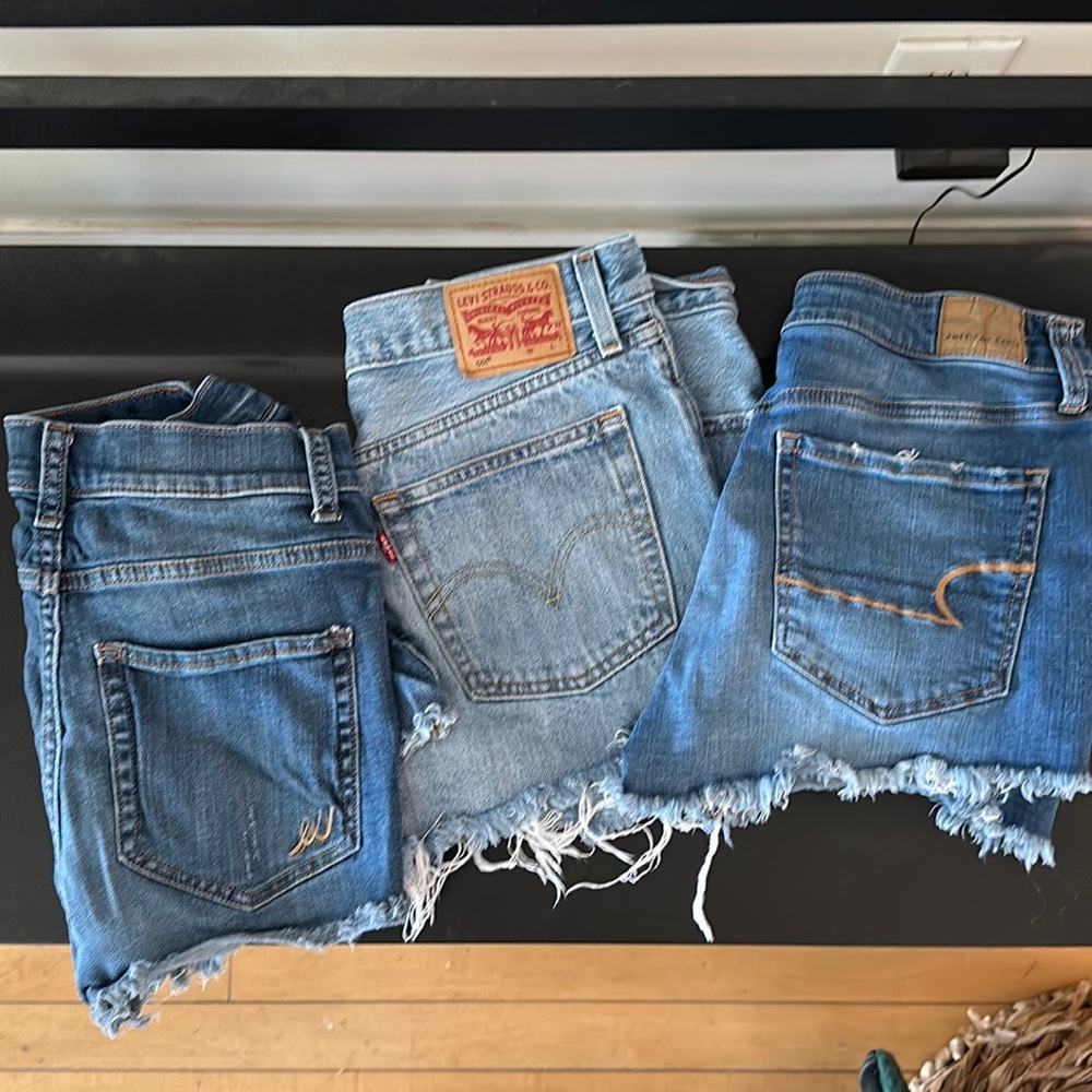 Jean Shorts bundle - Levi 501, Express, American Eagle